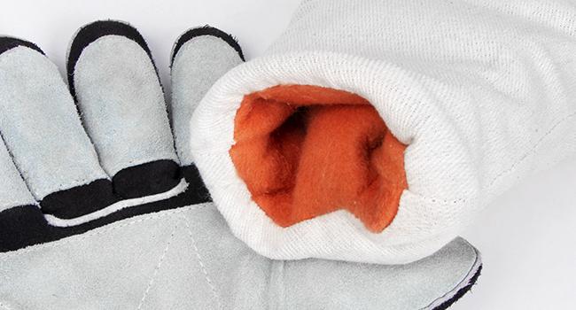 YESWELDER 16 Inches 932℉ Leather Forge MIG Welding Gloves with Kevlar Stitching & Palm Reinforcements | Heat Resistant Safety Work Gloves for Welding, Grilling & BBQ