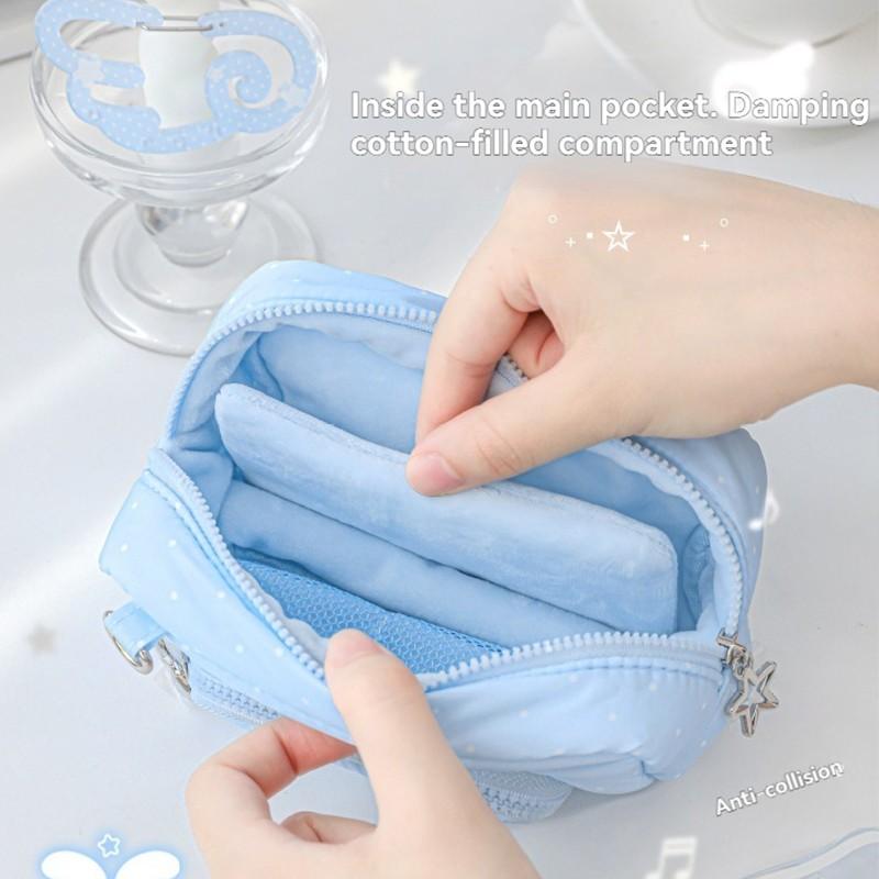 1PC Soft Camera Bag Versatile Storage Pouch, Single Shoulder Crossbody Detachable Design, Ideal for Travel & Daily Use, Durable Material