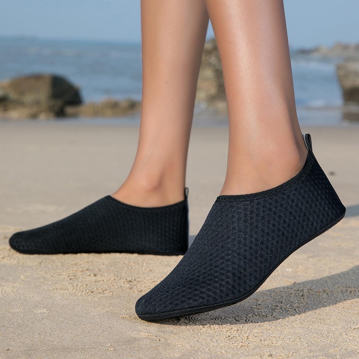 2026 Spring Summer Couples' Slip-On Yoga Water Shoes, Foldable Design, Lightweight Breathable Quick-Dry, Men's Beach Shoes, Comfortable