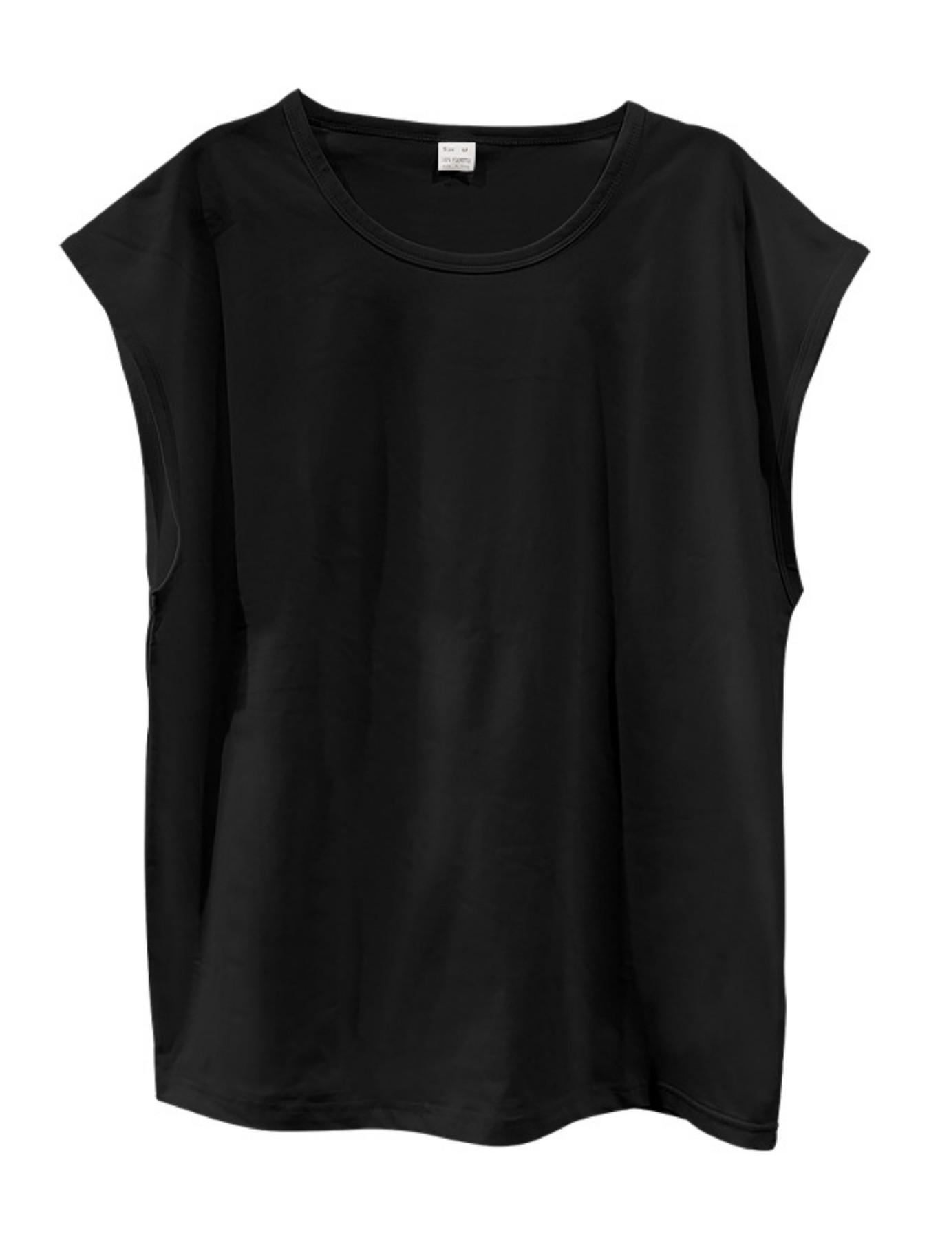 Men's Sleeveless Tank Top, Casual Plain Summer Sports Vest, Loose-Fitting Comfortable Upper Garment, Ideal for Daily Wear