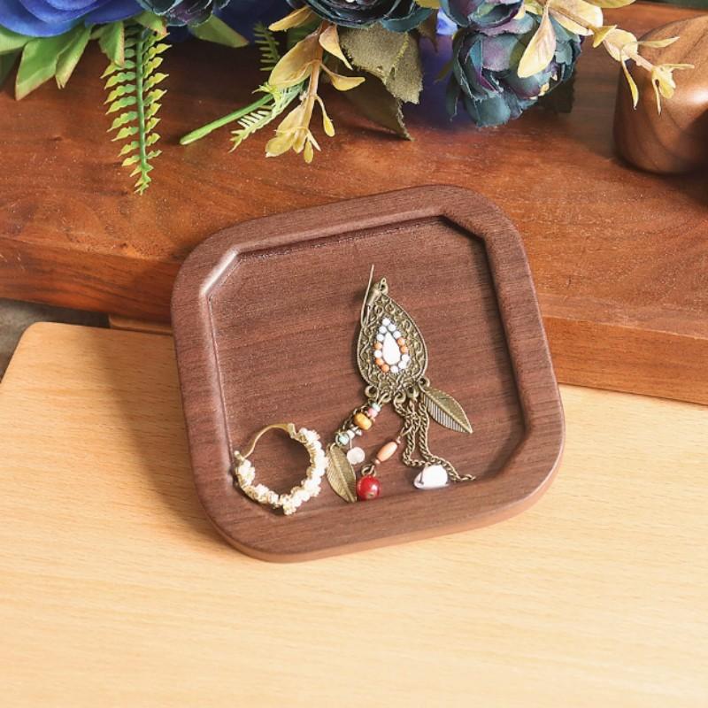 Elegant Rectangular Jewelry Tray, Storage for Earrings, Rings, Necklaces, Crystal Bracelets, Home or Office Use, Accessory Organizer