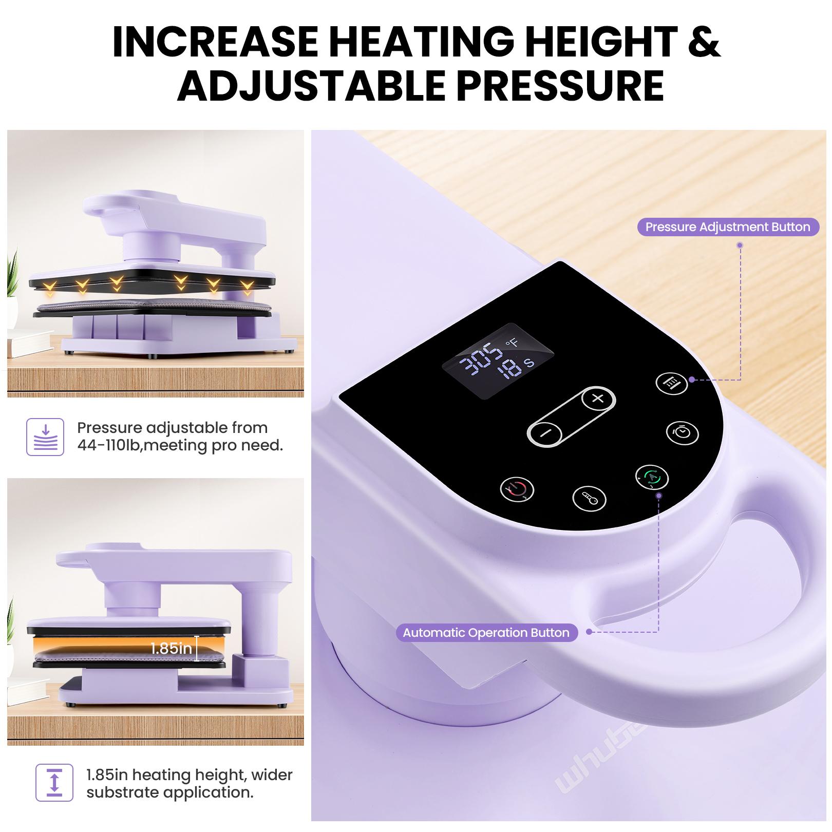 AKEYDIY Automatic Heat Press Machine for T-shirts,Smart 15 x 15 Inch T-shirt Press Machine with Automatic Press Release Professional Digital,Automatic Heat Press Sublimation Fast and Uniform T-shirt Printing Machine