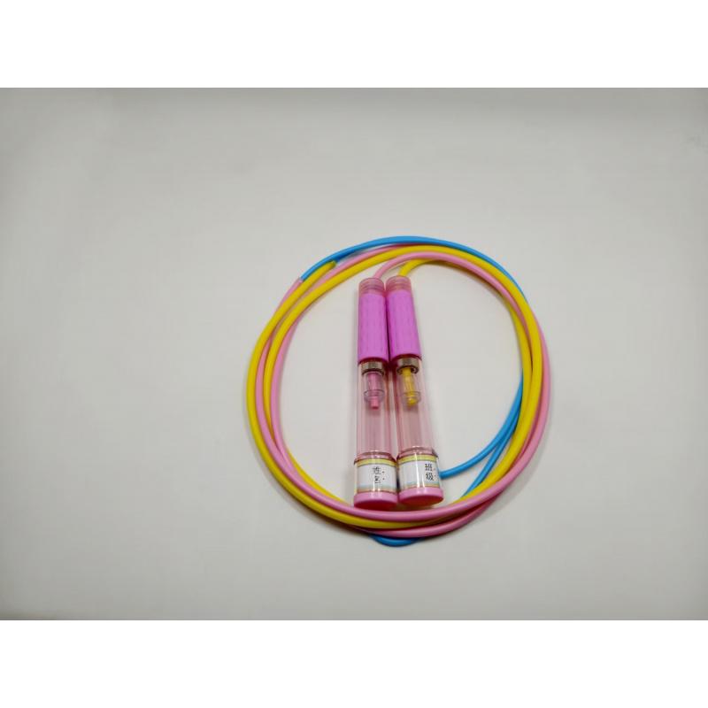 Factory Direct Kids Jump Rope Double Bearing Transparent for Preschoolers Beginners Students PE Test Speed Training