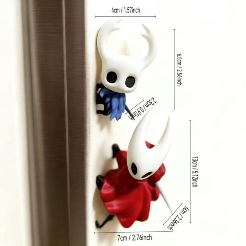 Personalized Hollow Knight 2 Bee Refrigerator Magnets, Cute Character Kitchen Decor, Cartoon Fridge Stickers, Anime Gift