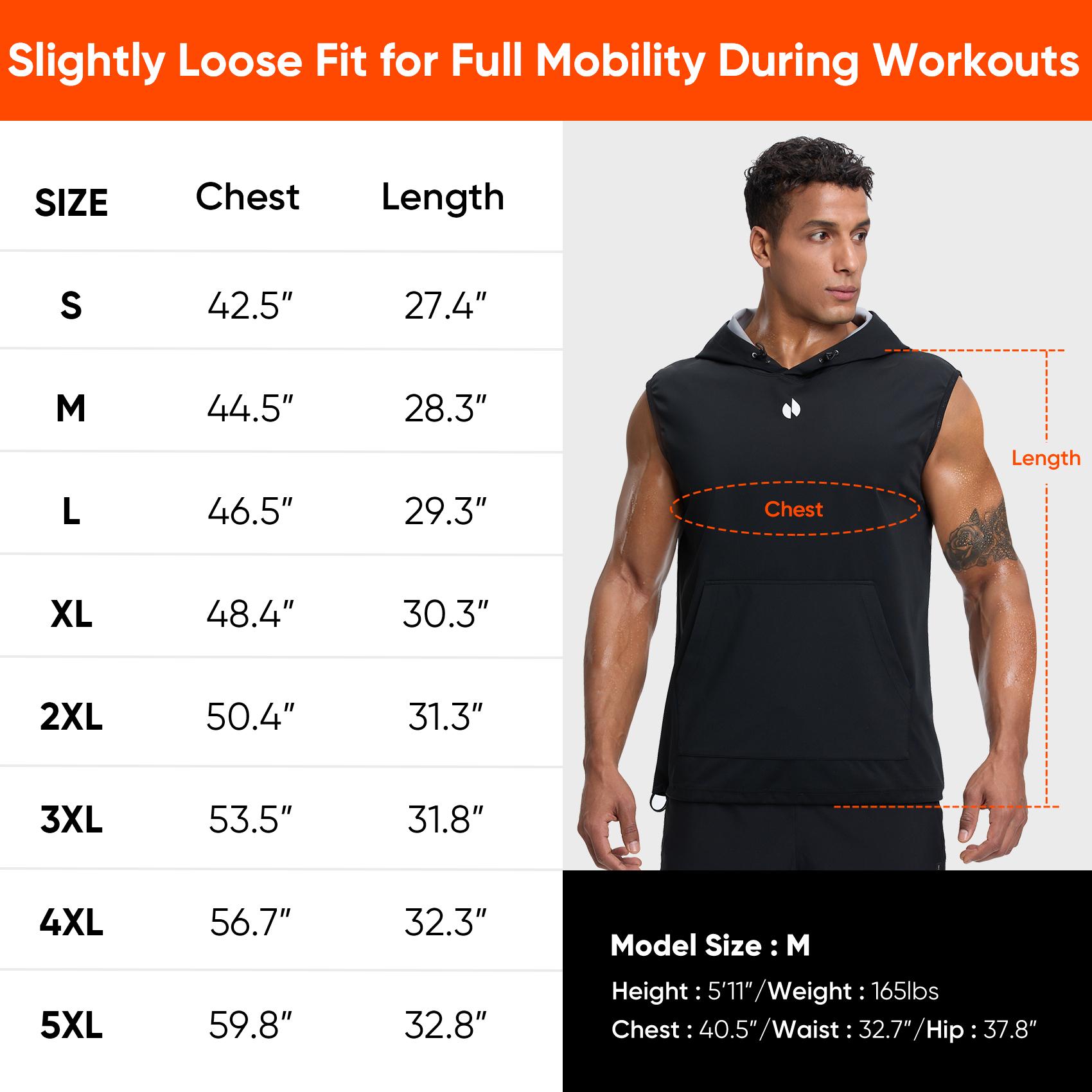 HOTSUIT Portable Men's Sauna Vest Full Zip Sweatshirt Odorless Fitness Sauna Top Workout Clothes compression tank top Outdoorfun