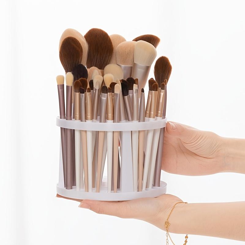 Large Capacity Desktop Multi-Functional Creative Rotating Pen Holder, High Appearance Level Storage Cylinder, Round Hole Desk Organizer, Cute Desk Accessories, Desk Organizer Tidy, Pencil Holder