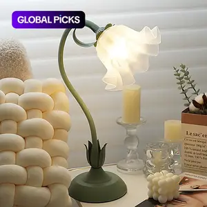 Flower Design Table Lamp, Decorative Lamp, Dimmable Lighting, Plug and Play Modern LED Desk Lamp, Flexible Dimmable Desk Light Adjustable Light For Home Office Bedroom Study Room #GLOBAL PICKS