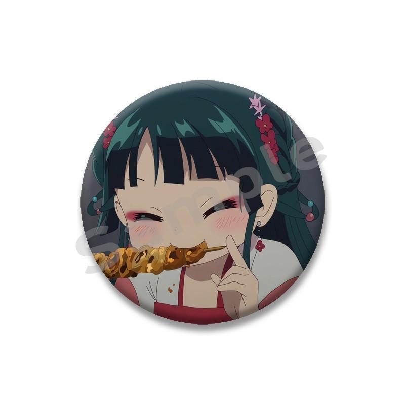 New The Apothecary Diaries Anime Icons Button Pins Mao Mao Cartoon Cosplay Badge Bvackpack Hat Brooch Accessories Jewelry Gifts