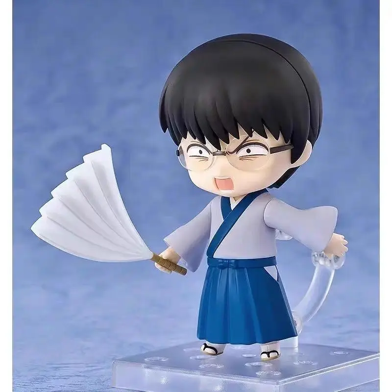 In Stock 2458 Shimura Shinpachi Q Version Action Figure Gintama Collectible Model Desktop Decor