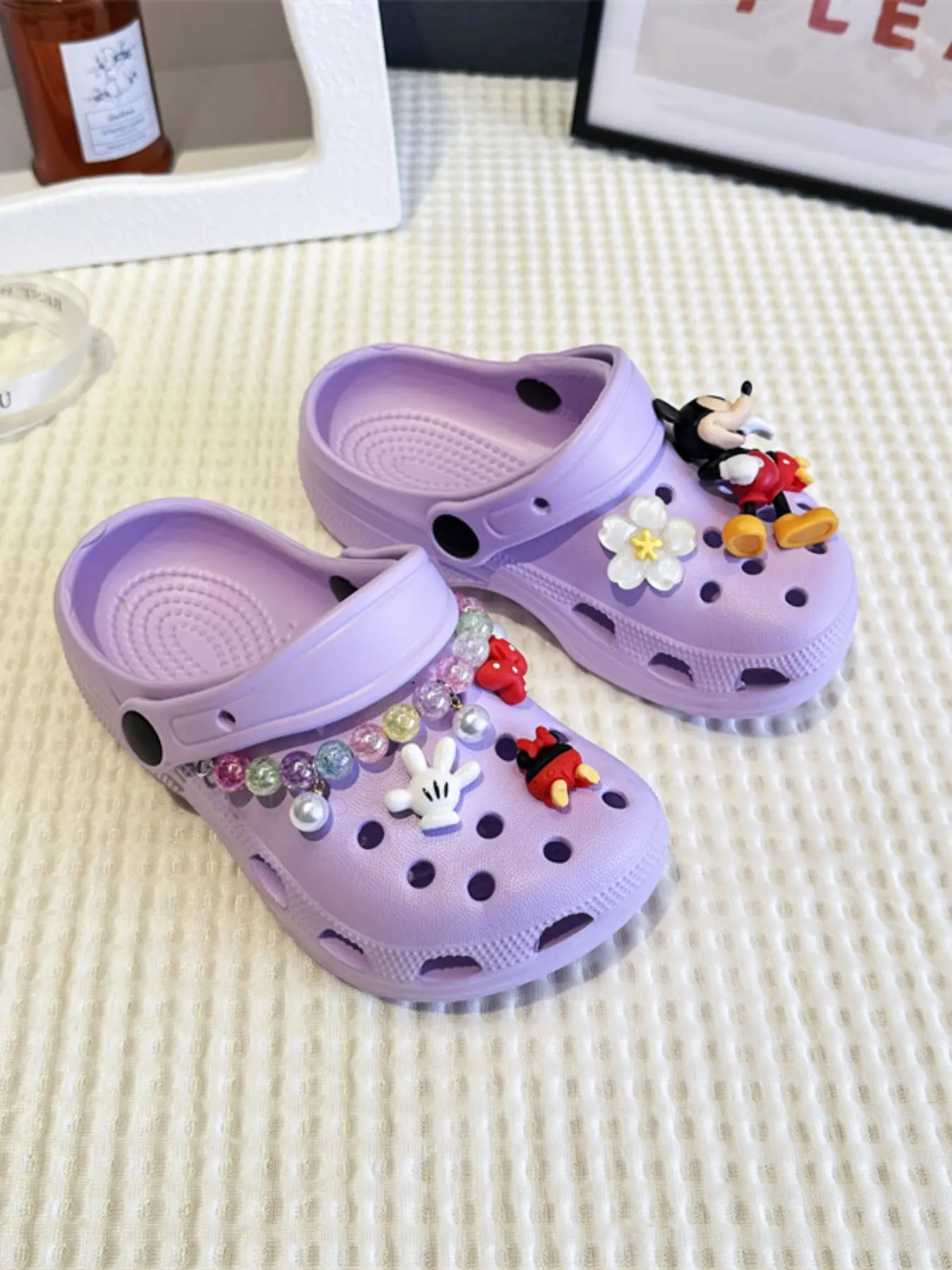 Hole Shoes Slippers Cartoon Fashion Baby Summer Lightweight Soft Eva Girls Indoor Outdoor Sandals Garden Shoes Kids Shoes