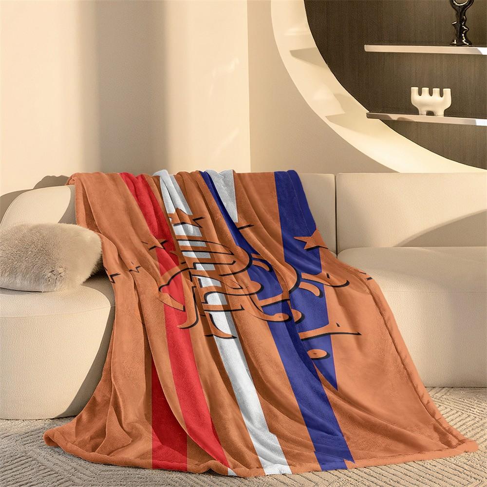 Glasgow Rangers Football Club Print Blanket, Ultra-Soft Flannel Nap Blanket, Shawl Blanket, Small Cover Blanket, Perfect Holiday Gift