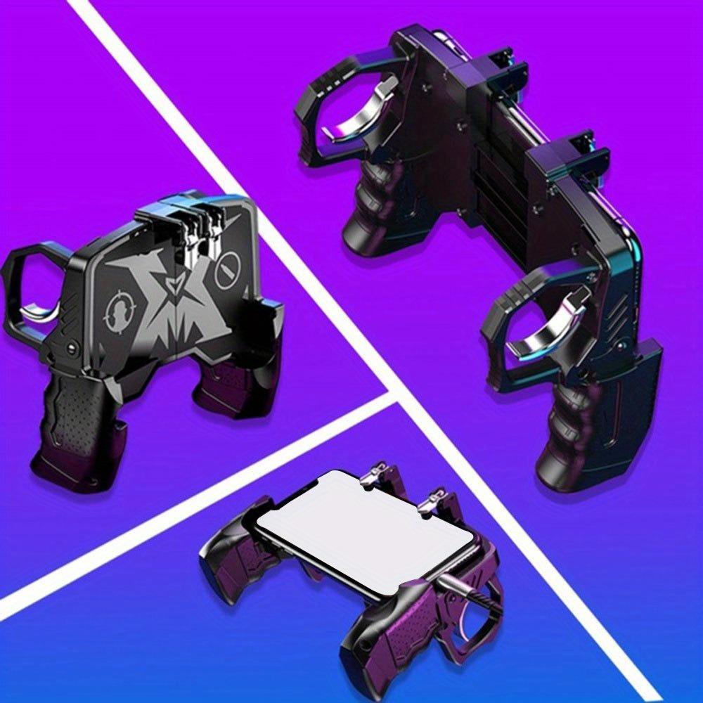 Professional Mobile Gaming Controller for iOS & Android: High Sensitivity Joystick & Triggers, Ergonomic Design, Compatible with COD, PUBG, Brawl Stars, Fortnite. Enhance Aim Accuracy, Reaction Speed & Portable Gaming Experience.