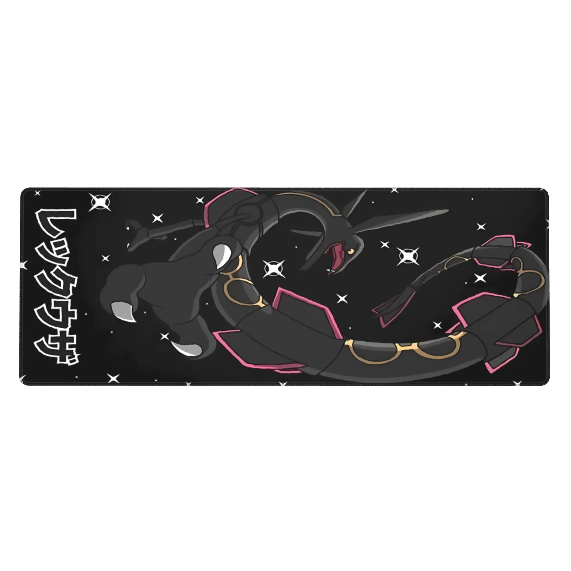 Rayquaza Pattern Large Printed Mouse Pad for Desk, Extended Gaming Mouse Mat with Smooth Surface and Non-Slip Rubber Base, Oversized Desk Pad for PC, Laptop, Office, Home, Gaming Setup and Everyday Workstation