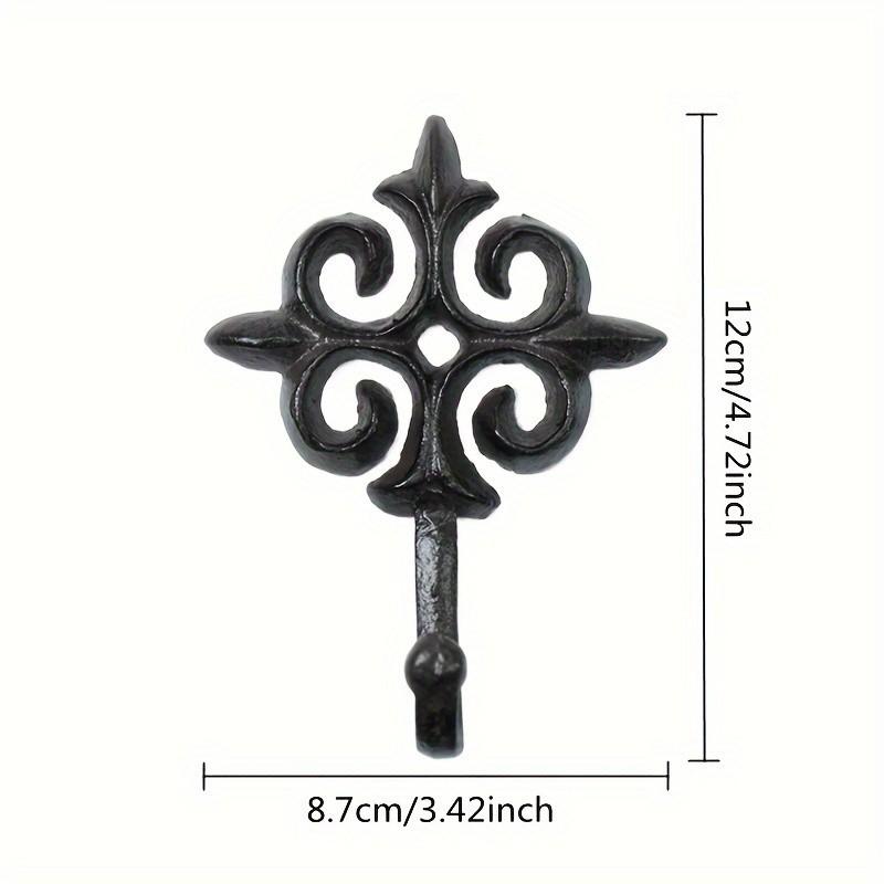 Vintage Cast Iron Wall Hook, Spear Head Hanging Rack, Durable Wall Mounted Clothes Key Bag Holder, Home Decor Hook, Indoor Outdoor Use