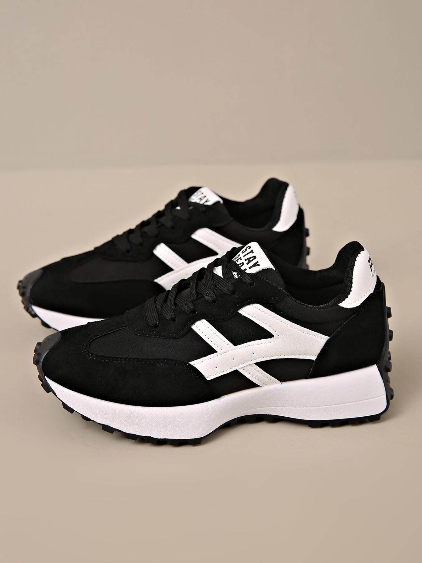 Women's Athletic Shoes Spring Autumn Elegant Fashion Classic Sneakers Style Casual Round Toe Low Top Lace-Up Thick Sole Breathable Outdoor Sneakers Thick Soled Sneakers