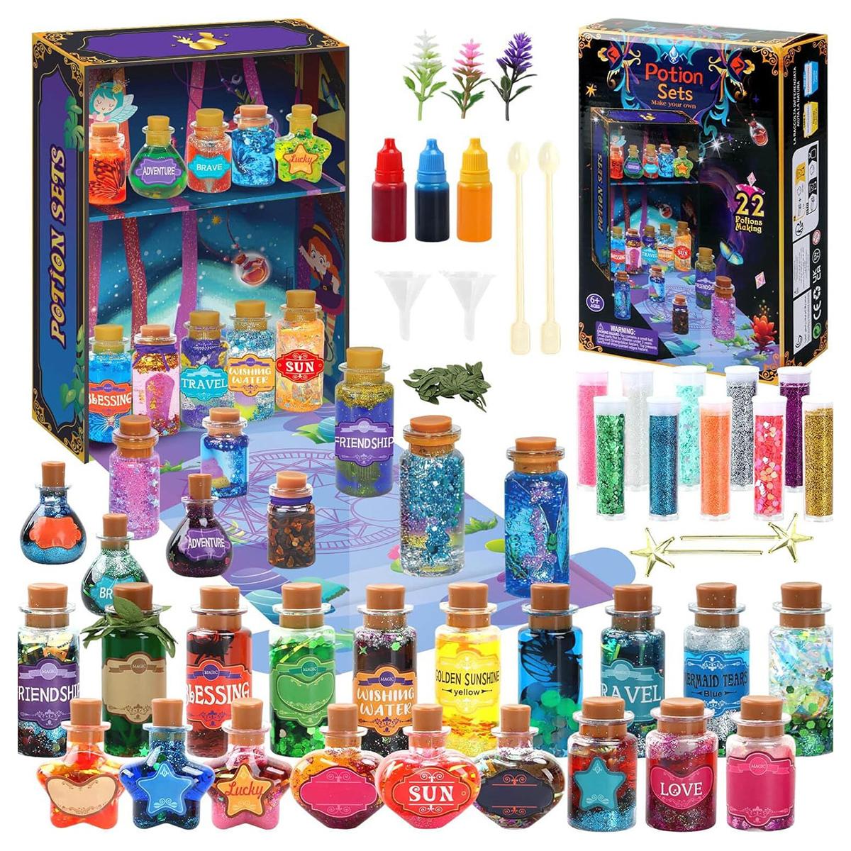 Magic Potion Craft Kit, Stem Educational Toy, Develop Hand Skills, Stimulate Creativity & Imagination, Suitable for Ages 6+