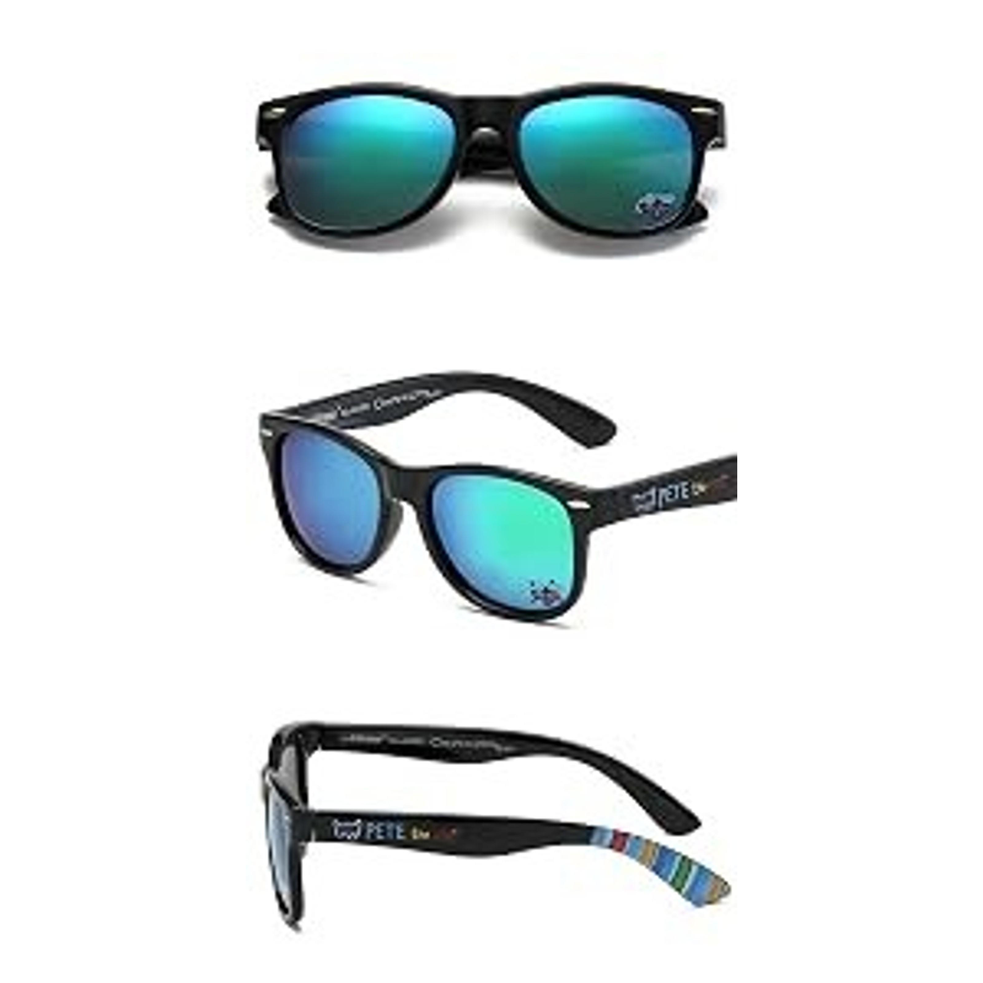 Toddler Polarized Sunglasses for Boys & Girls Ages 2-8 | 100% UV400 Protection, Durable Flexible Frame, Lightweight Design, Felt Case Included for Travel & Outdoor PlayGift