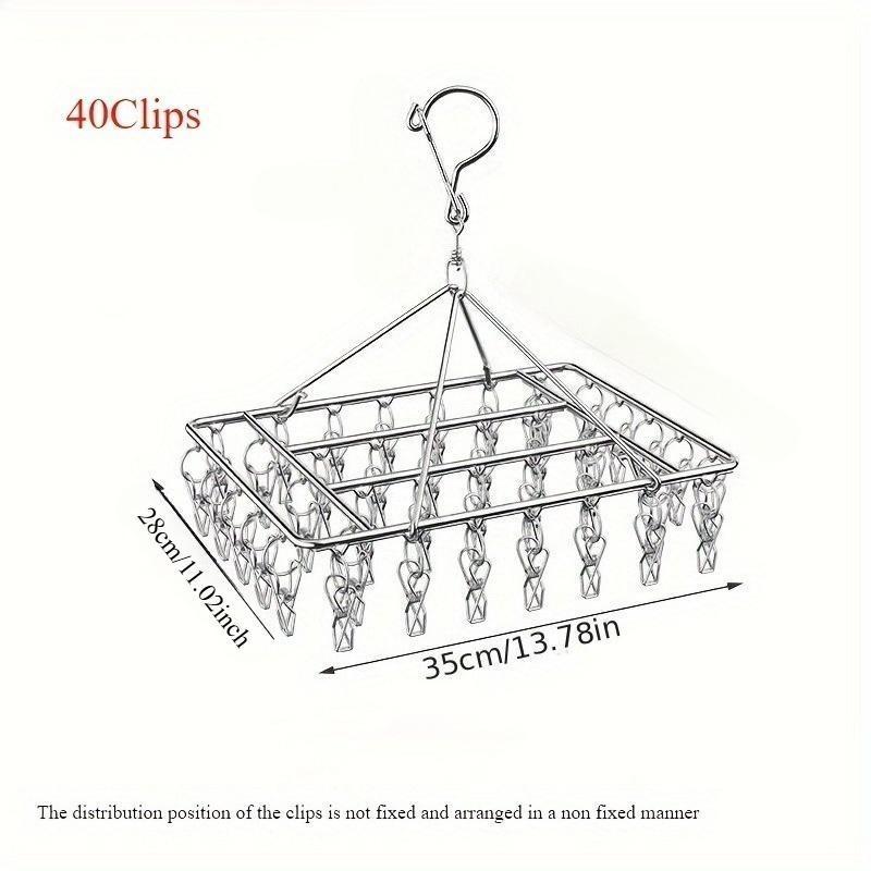 Multi clip style air hangers, sock drying racks, solid thick household sock clips, underwear and sock balcony drying racks