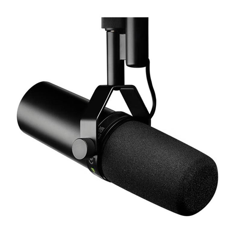 SM7dB Corded Professional Dynamic Studio Mic with Built-in Preamp, High Gain, Low Noise, for Streaming Setup, Podcast, Live Recording – Audio Equipment (Xlr)