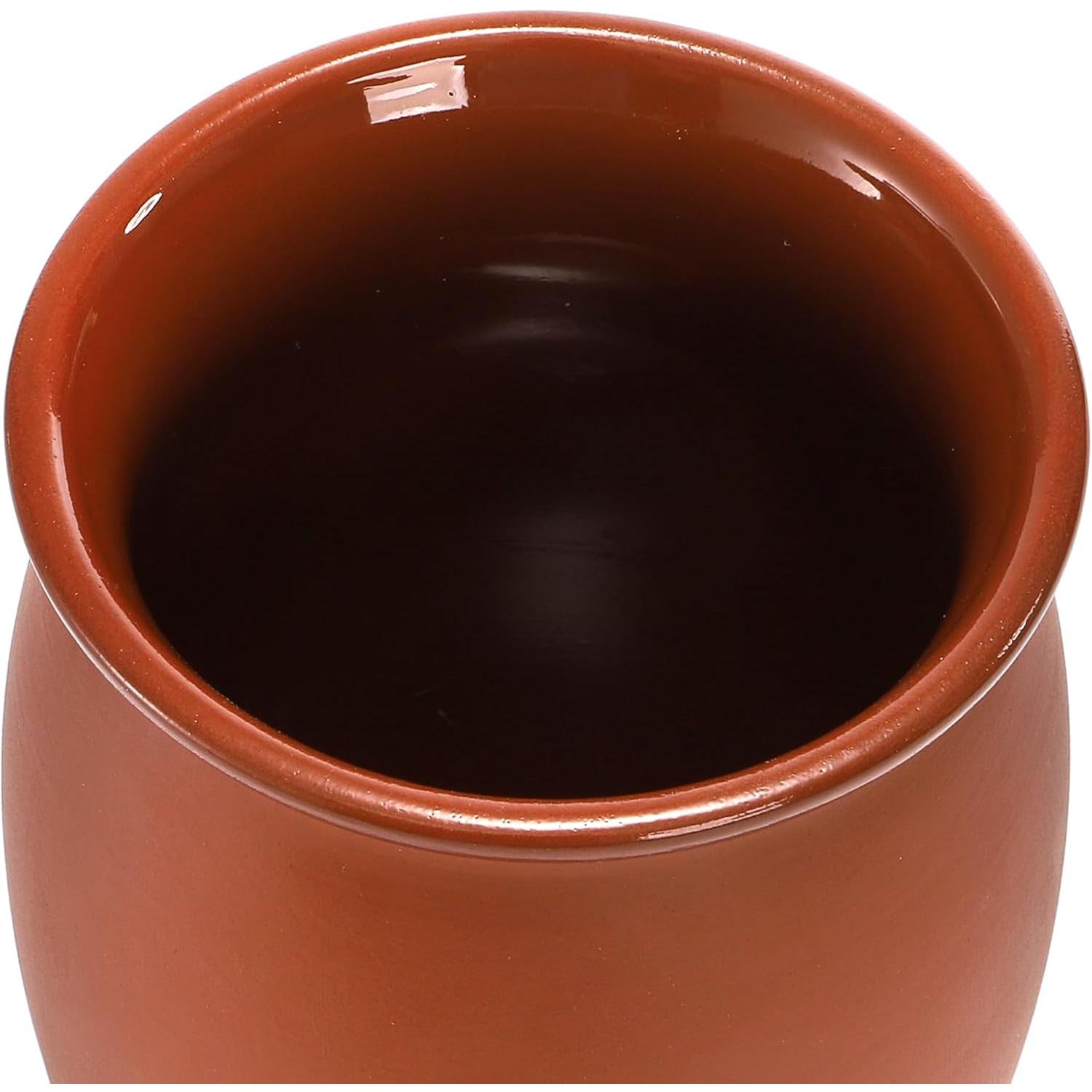 6 Pack Pottery Clay Cups, 20 Oz Cantaritos De Barro Mexicanos |  Drinking Glasses Bottles for , Margaritas, Mojitos, Taco Tuesday  Cups