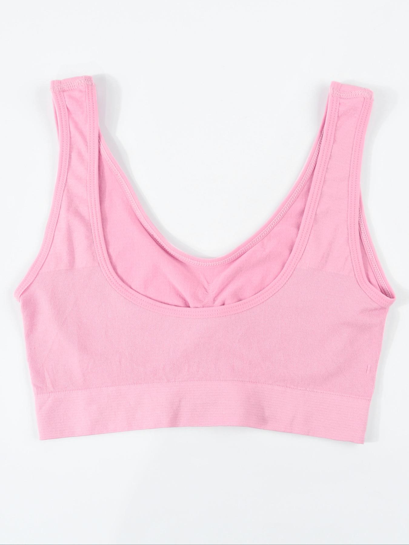 Women's 7pcs Solid Seamless Lingerie Top, Comfortable Breathable Wireless Bra For Daily Wear, Women's Lingerie For All Seasons