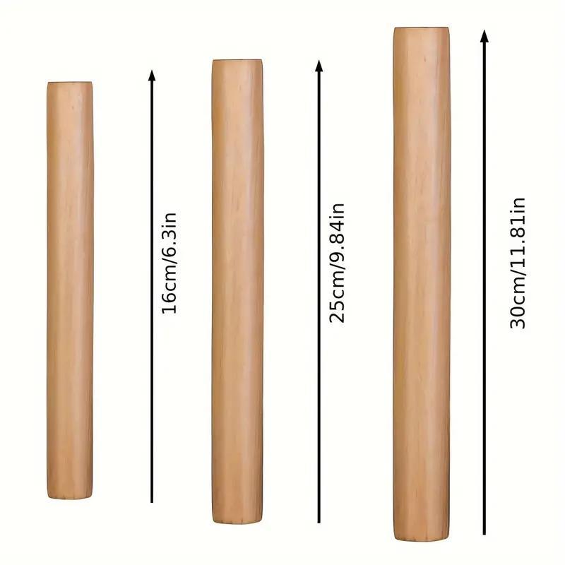 Solid Wood Rolling Pin for Dumpling and Noodle Making, Kitchen Baking Tool for Pressing and Shaping Dough, Perfect for Cooking Enthusiasts, Baking Supplies
