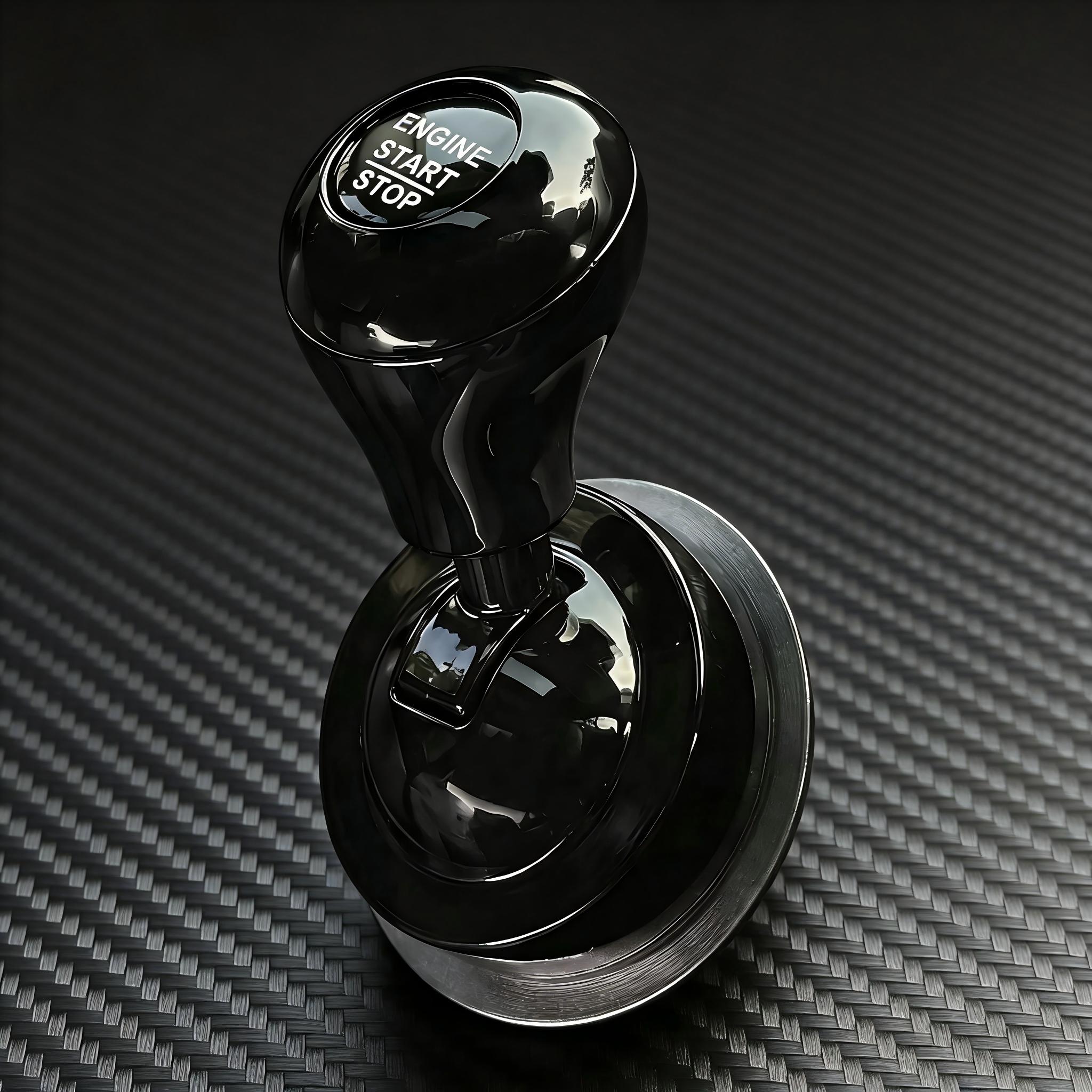 Universal One-Key Start Rod, Car Push Starter Easter Creative Button Cover Joystick, Cool Engine Ignition Car Interior Accessory