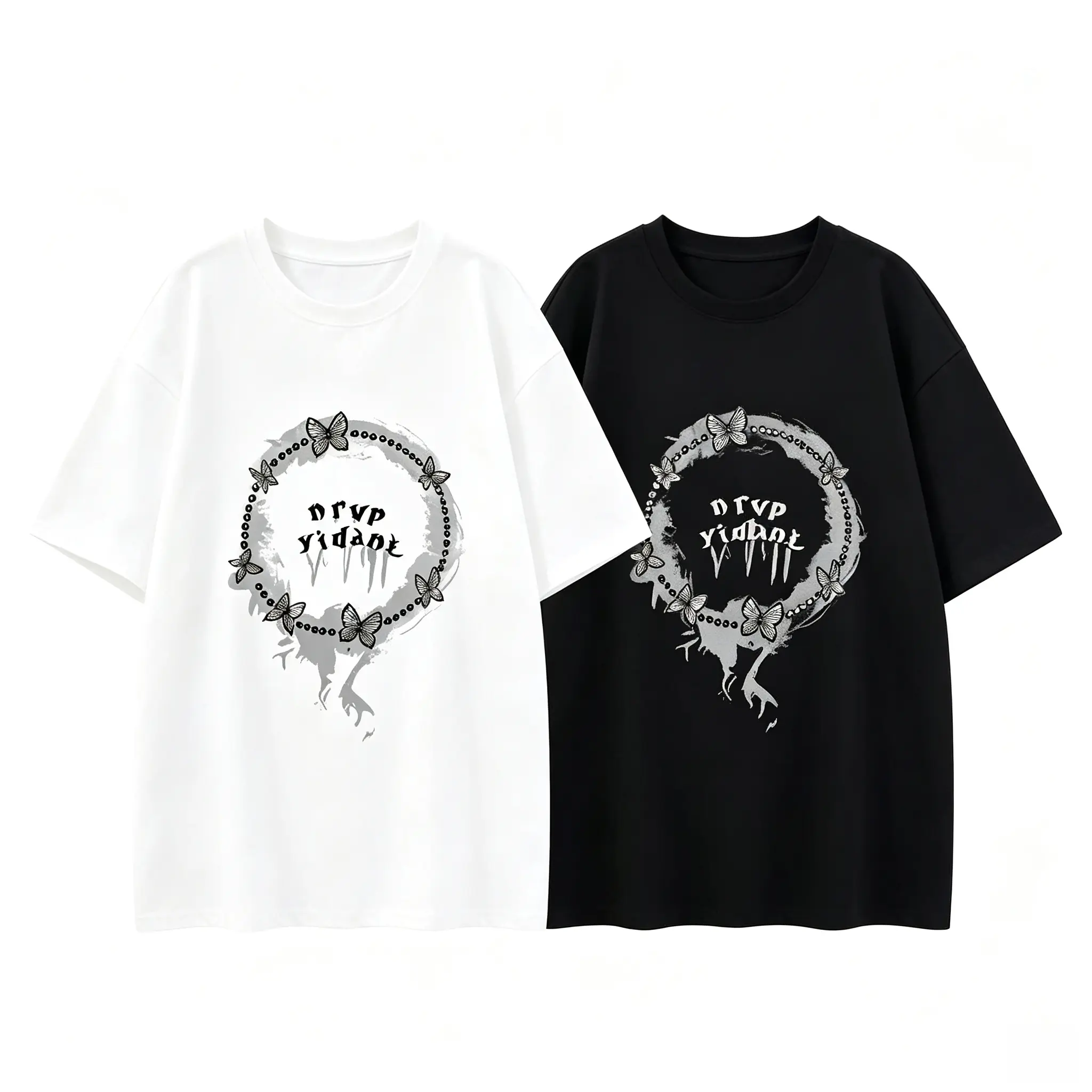 Women's Pure Cotton Shortsleeve Casual T-Shirt - Regular Shoulder, Loose Fit, New Spring-Summer Top, Couple-Suitable