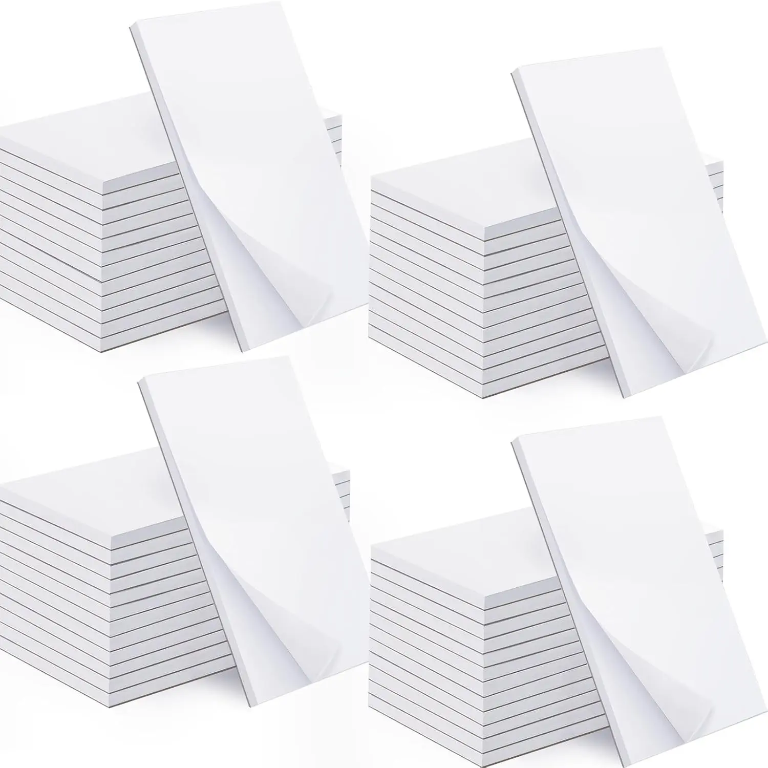 50 Pack Note Pads 3x5 In, Small Notepad Writing Pads, 50 Sheets Per Memo Scratch Pad Server Notepad Blank Notepads for Office School Home To Do Lists Grocery List