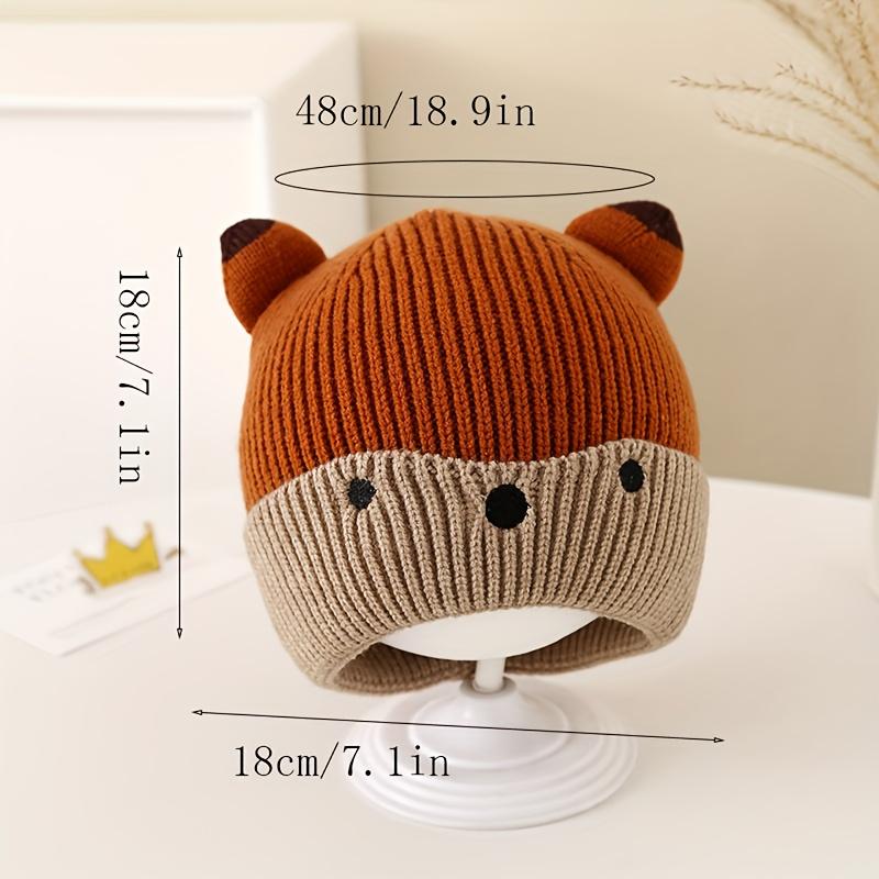 2026 black ear protection hat new knitted autumn men's and women's yarn baby hats diverse