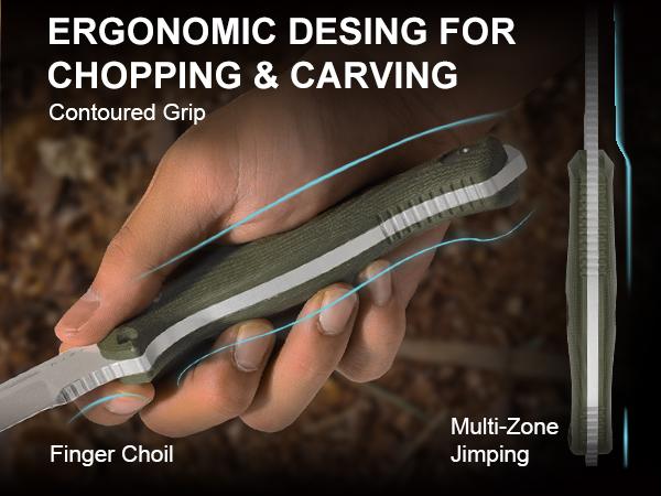 Kizer Drop Bear Fix 7 Big Size Outdoor Hiking Knife 1103A1 steak  knife dailycarry  tool