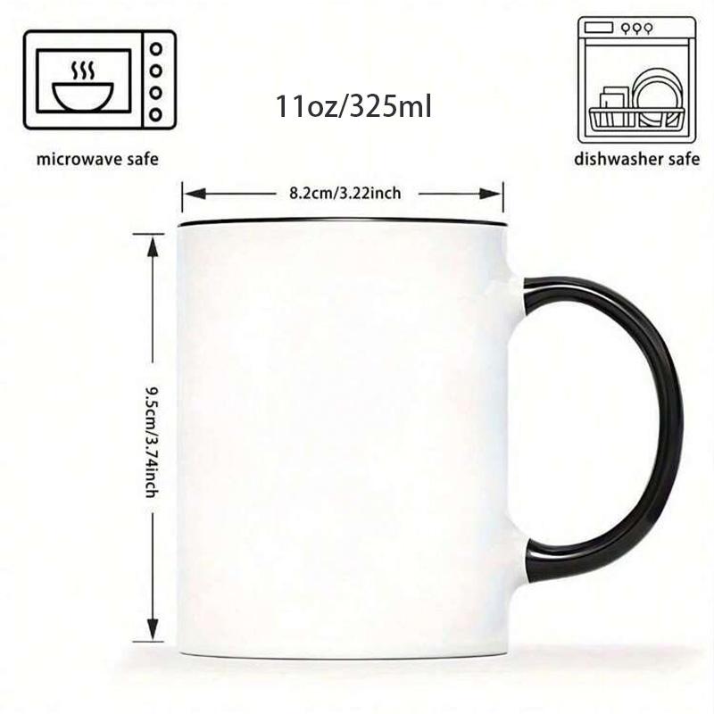 1pc Funny FORGETFUL Elderly Comic Mug - Ceramic Coffee Cup with "I Came & I Saw..." Funny Face, Suitable for Hot/Cold Drinks, Gift for Seniors, Birthday or Holiday Gifts