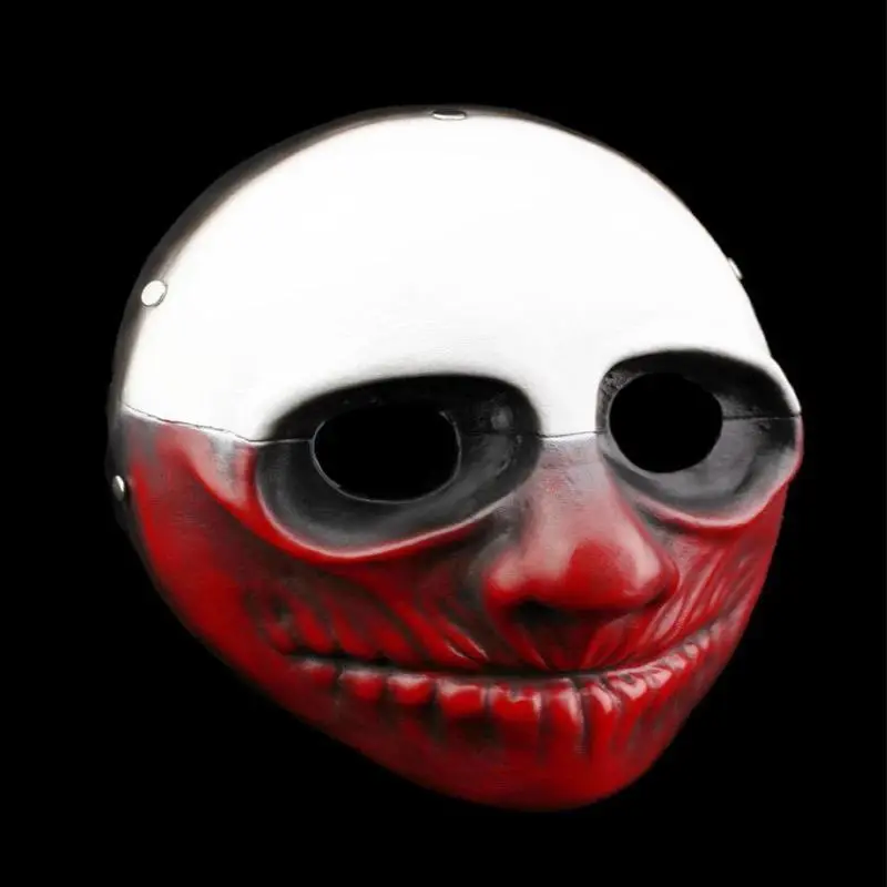 Payday2 Mask The Heist Dallas Wolf Chains Hoxton Cosplay Resin Masks Halloween Horror Clown Masquerade Carnaval Costume Men
