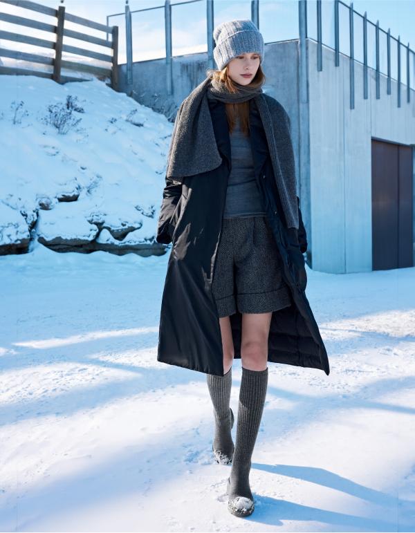 VIVAIA Women/Girls Round-Toe Knee-High Platform Chunky Wedge Boots, Celeb Fav Boots (Eduarda)