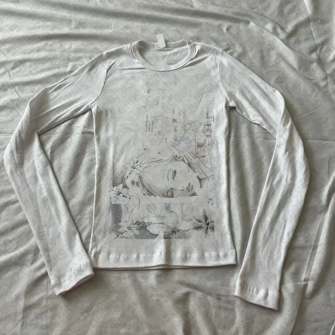 Trashy  2000s Tops Kawaii Emo Crop Top Women Woman Clothes for Women Shoujo Girl Style Female Clothing 90s Clothes Vintage