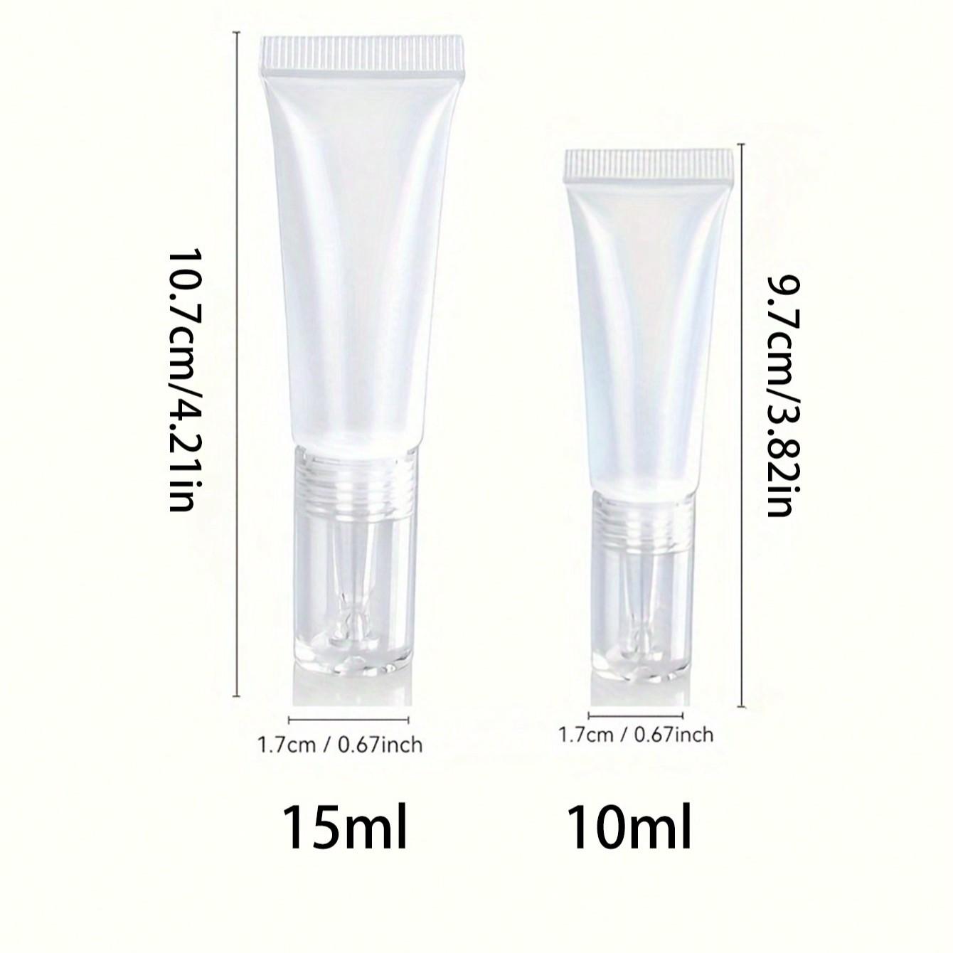 Mini Travel Pump Bottle Set, Reusable Plastic Design for Liquid Cosmetics & Skincare Essentials, Makeup Container, Ideal for On-The-Go Use