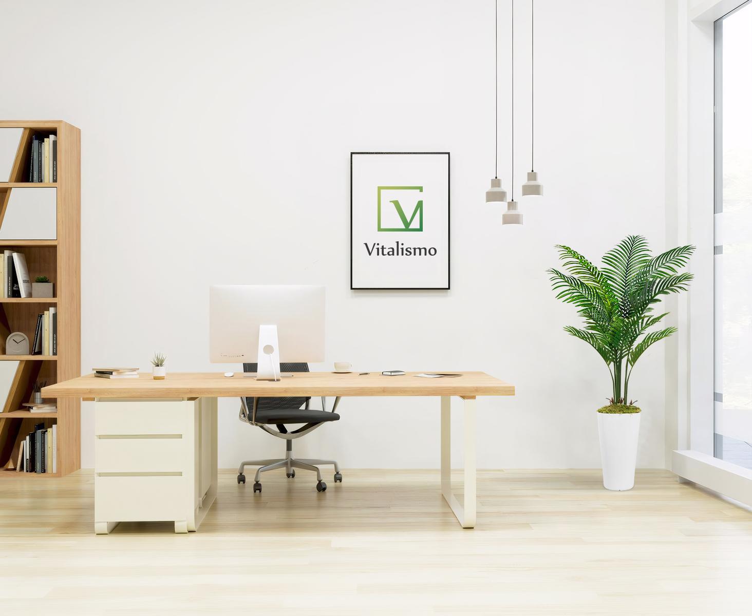 Artificial Palm Tree with White Tall Planter 5ft Tall - Faux Plants Indoor 12 Realistic Branches - Fake Tropical Floor Plants Pots Areca Palm Decorative Fruit Ornaments