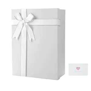 Extra Large Gift Box 9.72x7.09x3.35 inches, Gift Boxes with Lids for Presents,Perfect for Birthday,Valentine's Day,Christmas,Anniversaries,Contains Card,Ribbon,Shredded Paper Filler.