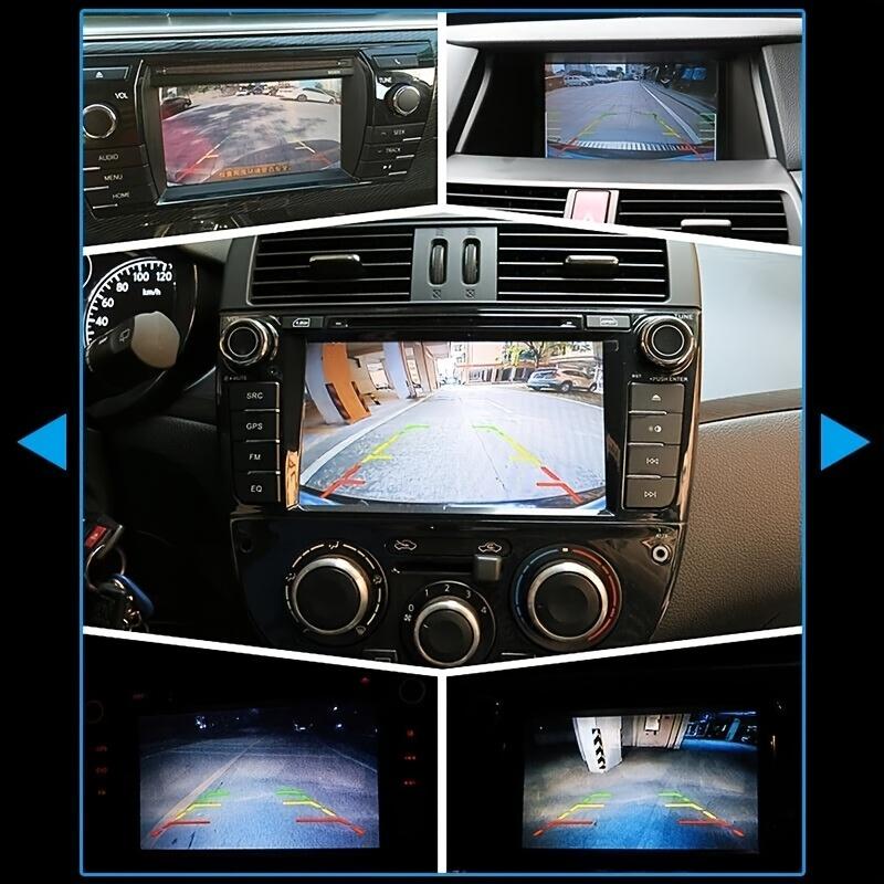 10.92cm Folding Monitor Ultra Clear HD Car Rearview Display 4LED Backup Camera Monitor Universal Kit with Wide Angle Viewing Reversing Parking SUV Pickup Camper Tractor,  Rearview System, Sleek Monitor, Portable Screen, Sturdy Mounting, Backup Camera