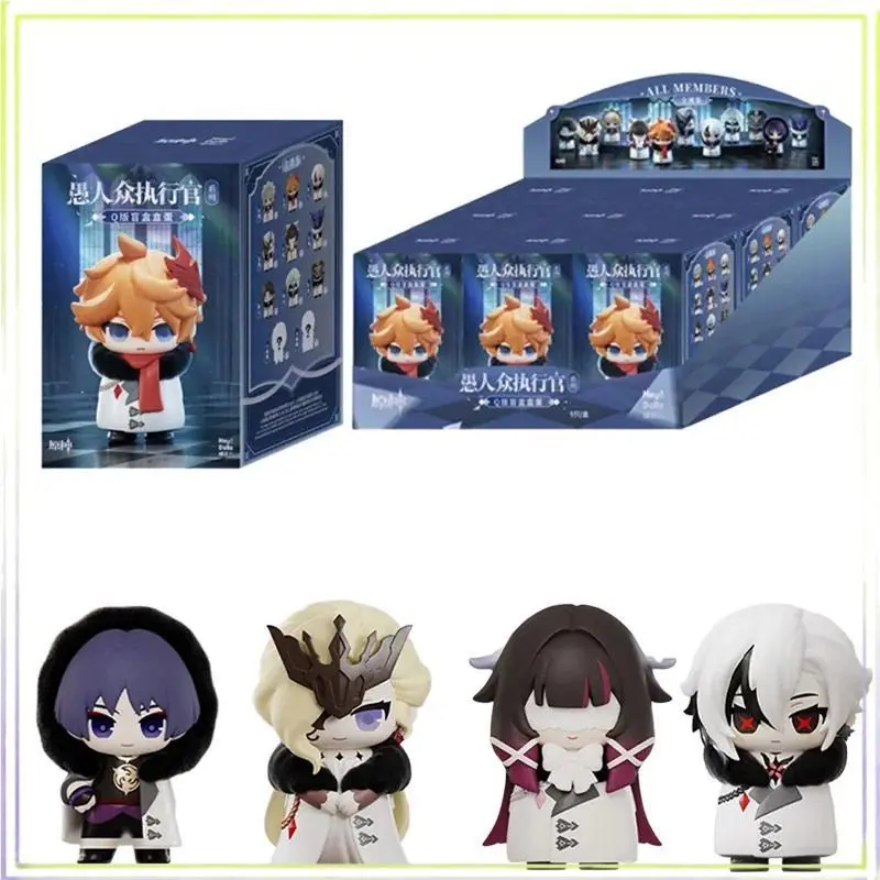 Official Genshin Impact Fatui Harbingers Q Version Blind Box Scaramouche La Signora Figure Decor Birthday Gift Toy