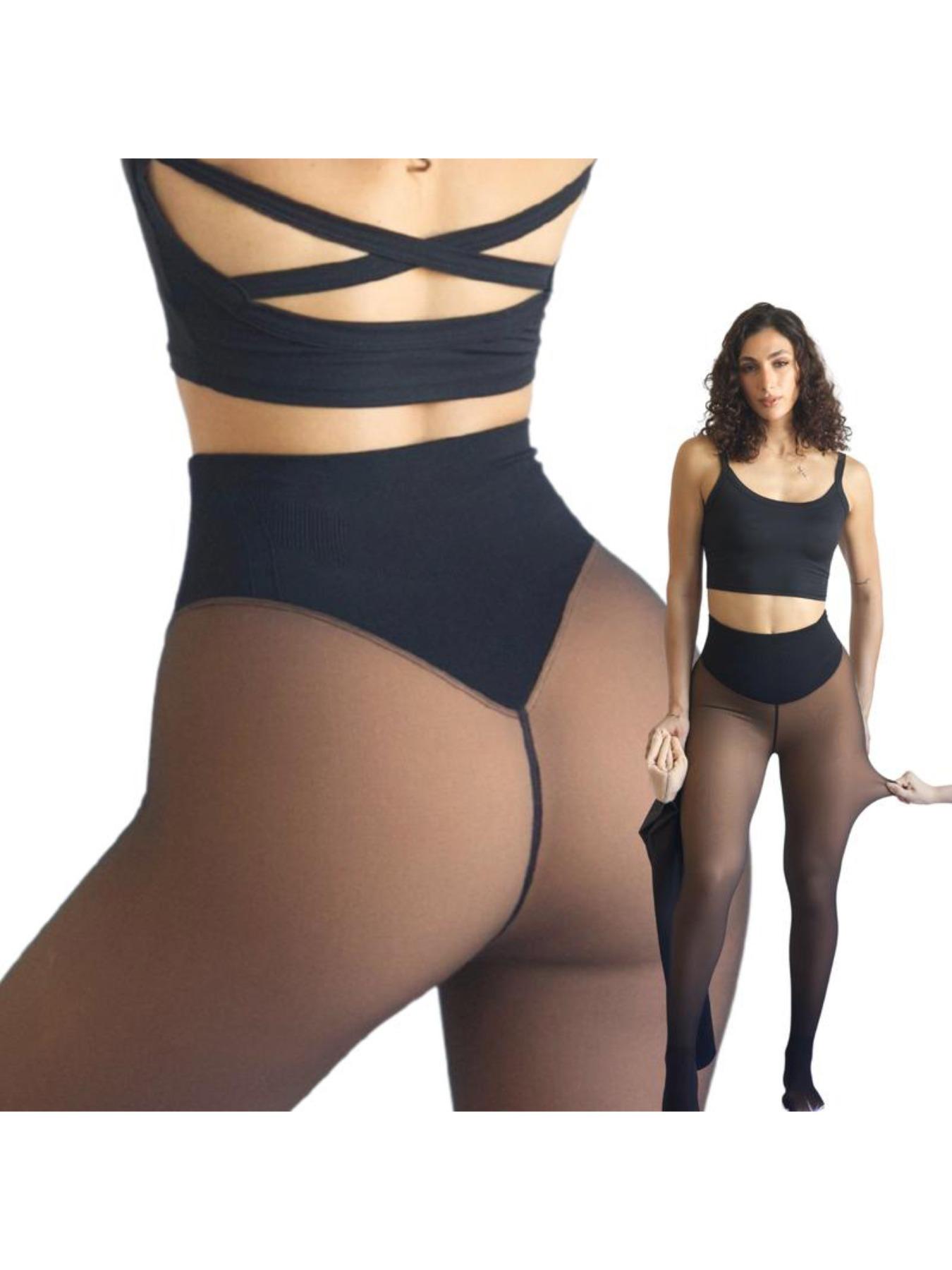 Women's Fleece Lined Sports Tight Leggings, Original Magic Fleece Inner Pants, High Waisted Legging, Multiple Sizes Available, Comfortable and Warm, Athletic Leggings, Fitness Leggings