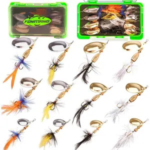 Father's Day Angler Fishing Gifts for Dad| Spinner Bait Fishing Lures Freshwater Saltwater Universal Fit| for Bass Trout Crappie Salmon Walleye Pike