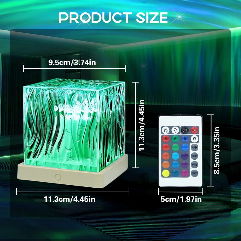 Aurora Projector Night Light, 1 Count 18 Color Changing Galaxy Projector Lamp, Decorative Light for Bedroom, Living Room, Home Decor, Starry Sky Projector