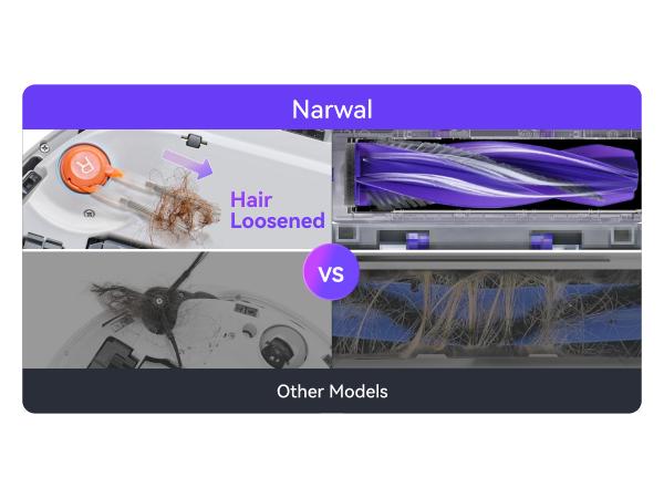 NARWAL Freo Pro Robot Vacuum and Mop Combo, Tangle Free Robot Mop, 8500Pa Powerful Suction, Self-Emptying, Auto Mop Washing, Auto Drying, Obstacle Avoidance, Ideal for Pet Hair and Hard Floor
