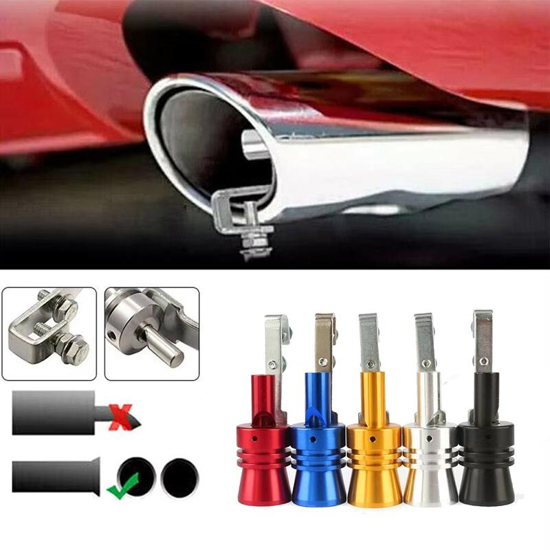 Car Muffler Turbo Whistle Exhaust Pipe Oversized Roar Maker Car Accessories XL