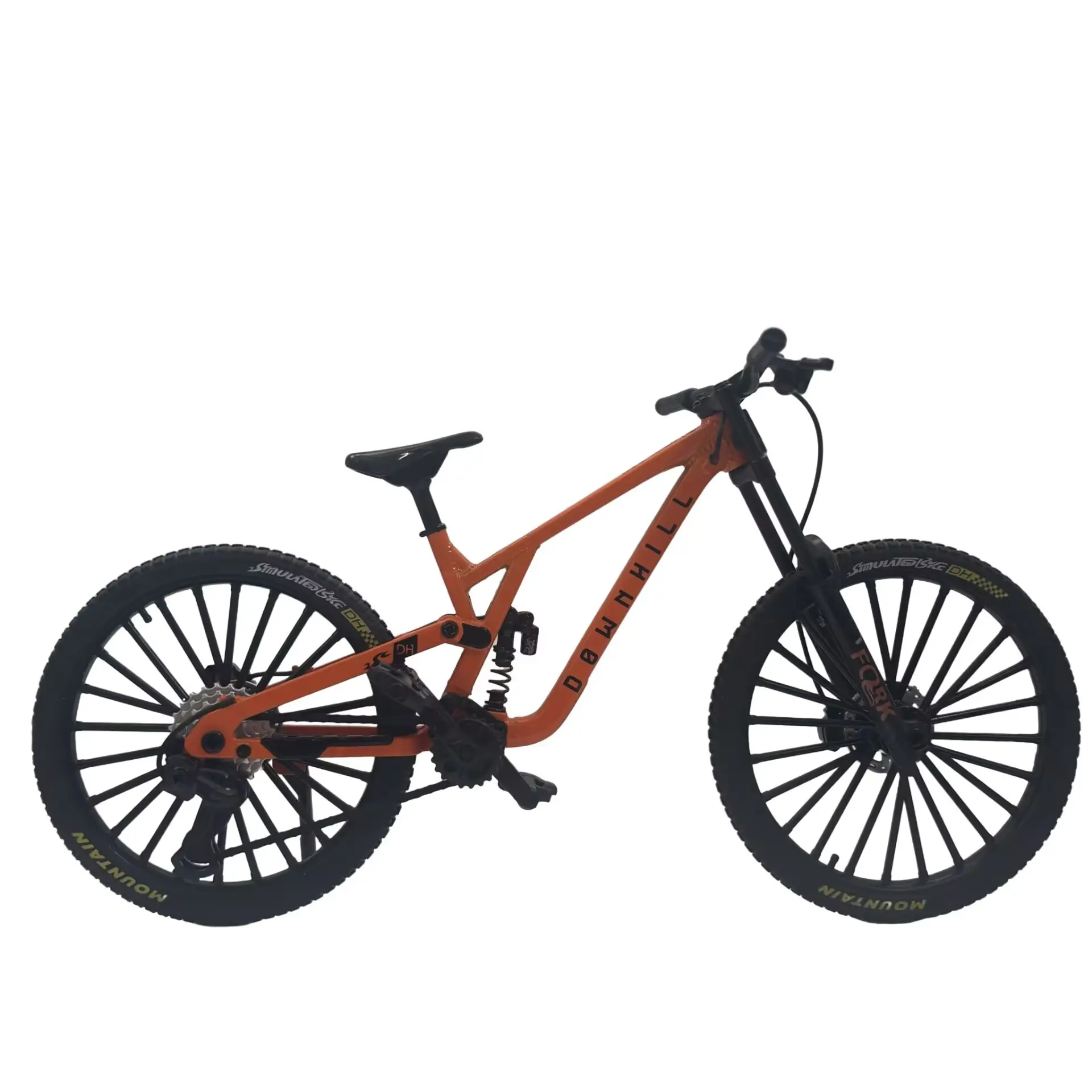 New Alloy Bicycle Model, Realistic Design Mountain Bike, Road Bike Desktop Decor, Collectible Mini Bike, Office & Home Decoration, Christmas Gift, No Power Needed