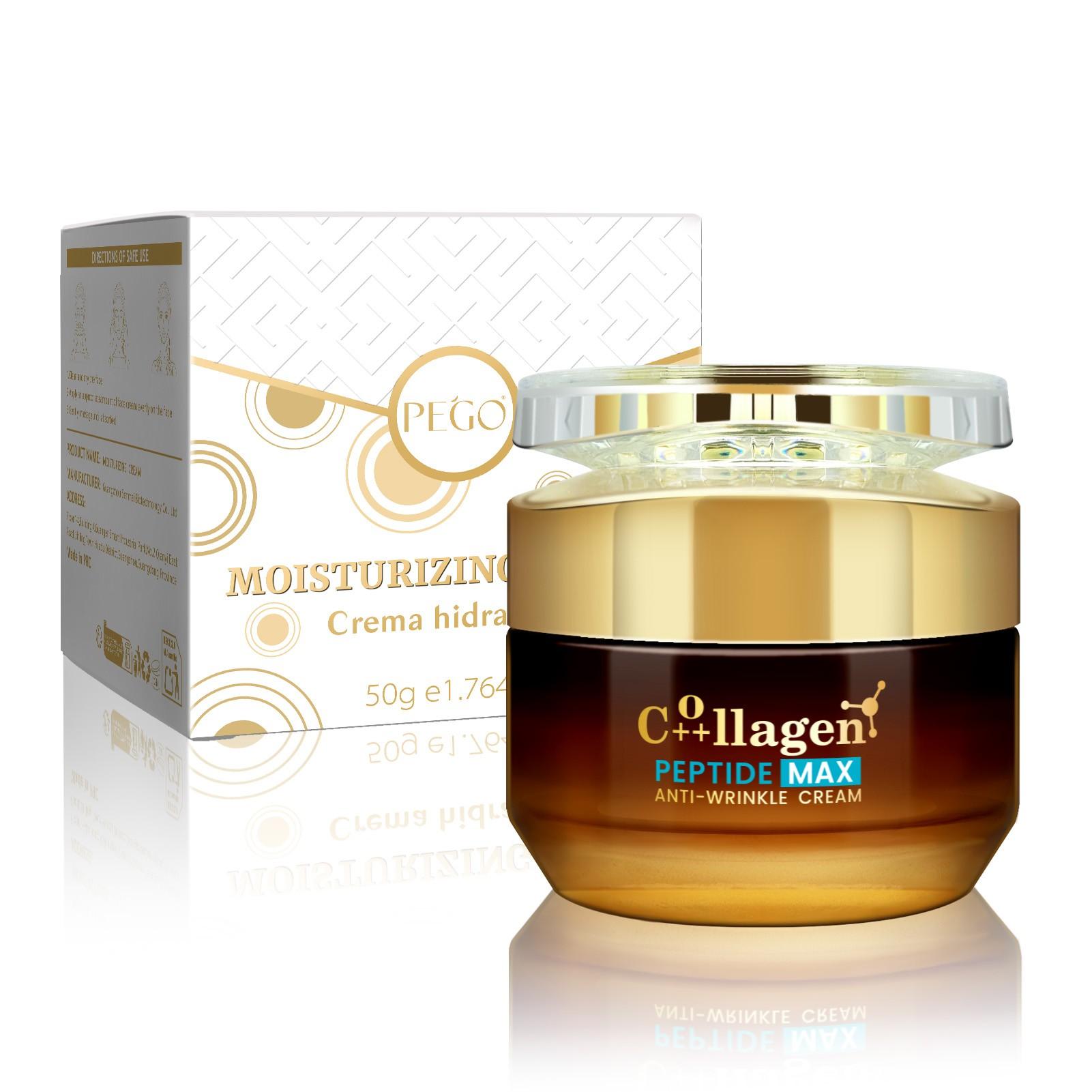 Collagen Peptide Anti-Wrinkle Cream, Niacinamide & Hyaluronic Acid, Firming & Brightening, Long-Lasting Moisture, Unisex Daily Skincare