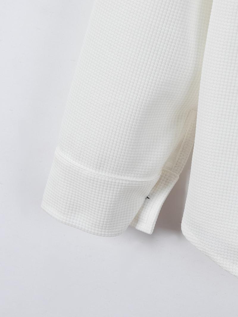 Men's Spring & Fall New Set, Stand Collar Pocket Long Sleeve Waffle Knit Top Jacket, Drawstring Waffle Knit Pants, Versatile Comfortable Clothing