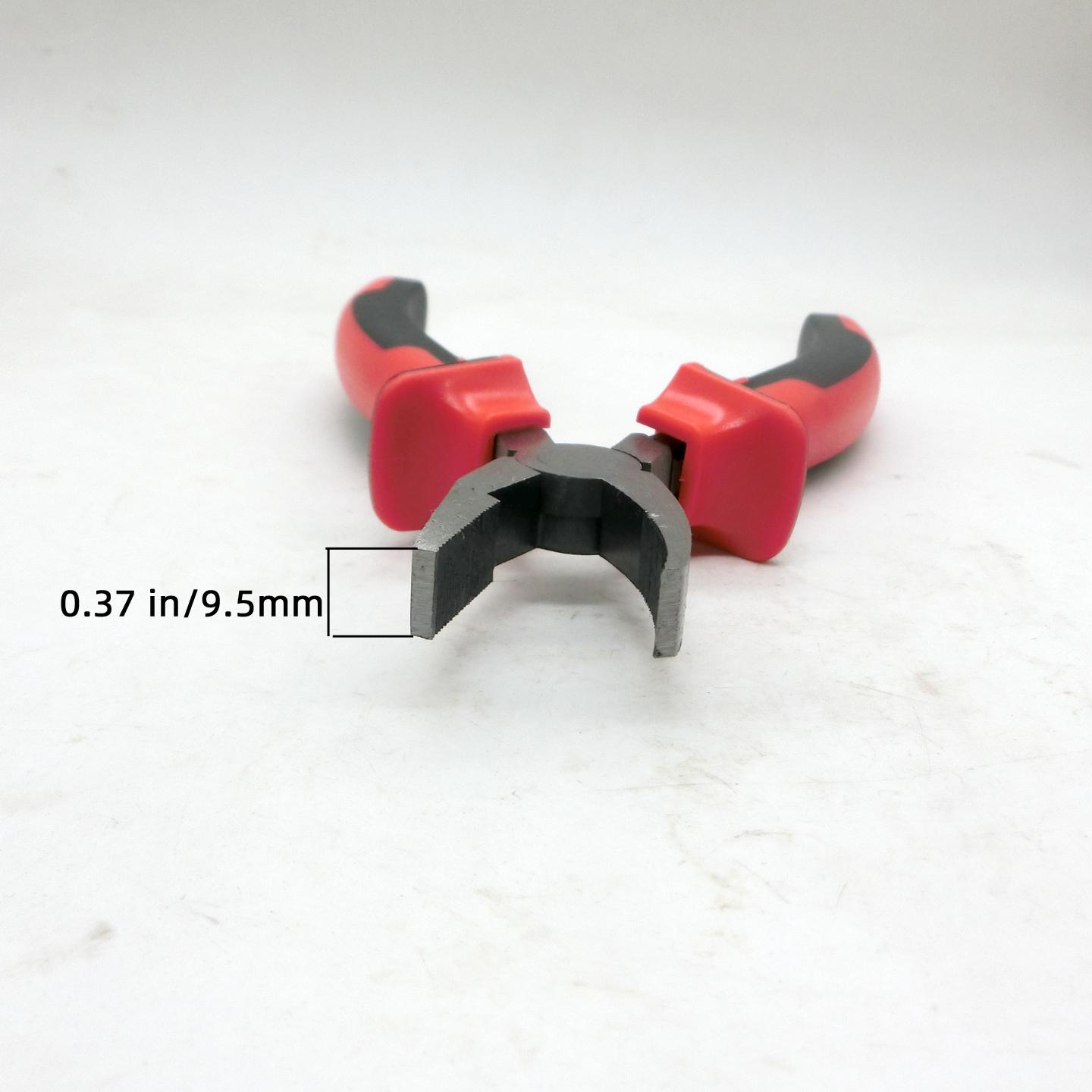 6 Inch Handle Glass Pliers Edge Trimming Tile Pliers, Durable Grip Design, Ideal for Precision Cutting & Bending Tasks