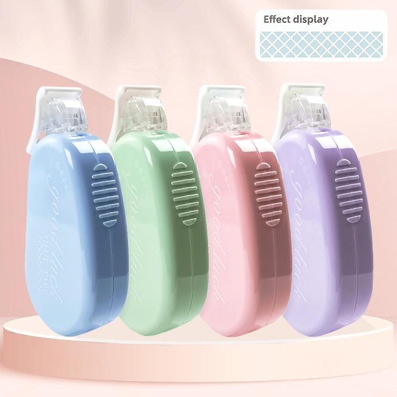 5 large capacity double-sided tape sets - strong adhesive, easy to stick and remove, suitable for scrapbooks, collages and photo albums, diaries, handicrafts, offices, back to school preparation, non stick multi-purpose glue, smooth application